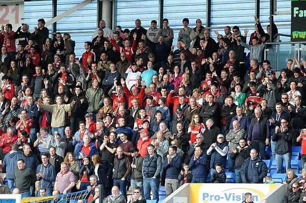Shrewsbury Town vs. Bristol City: A Sea of Supporters at New Meadow, League One Clash (08 / 03 / 2014)