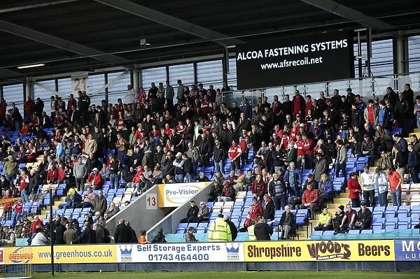 Shrewsbury Town vs. Bristol City: Fans in Action, Sky Bet League One (Mar. 8, 2014)