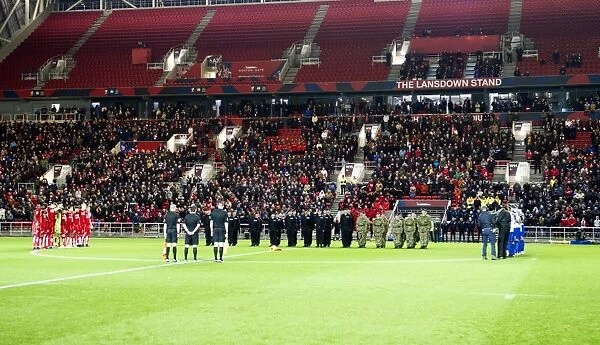 Silent Tribute to Armed Forces: Bristol City vs. Brighton & Hove Albion, Sky Bet Championship