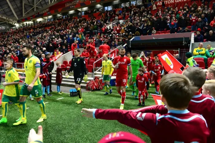 Framed Print : Sky Bet Championship: Mascots Leading the Way - Bristol City vs. Norwich City (07.03.17) Framed Print : Sky Bet Championship: Mascots Leading the Way - Bristol City vs. Norwich City (07.03.17)