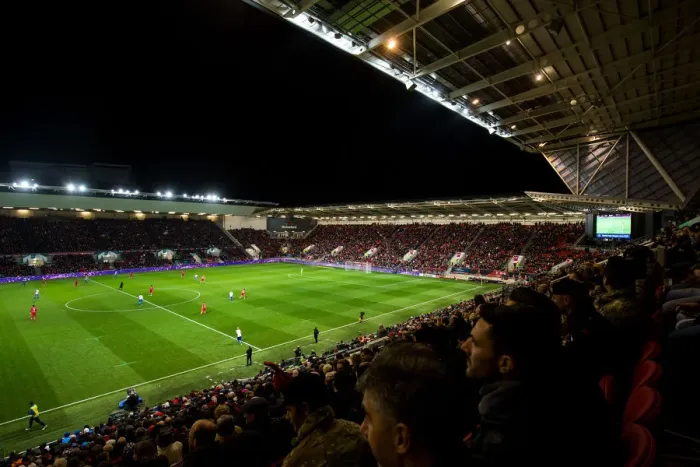 Framed Print : Sky Bet Championship Showdown: Intense Action at Ashton Gate - Bristol City vs Brighton & Hove Albion