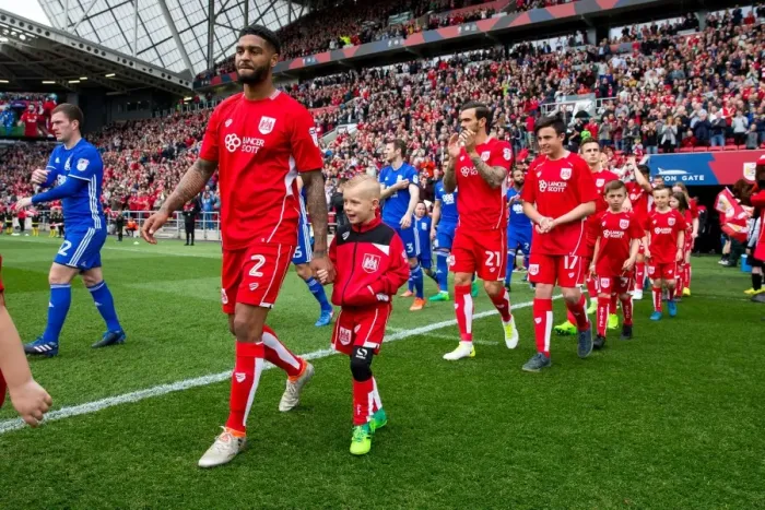 Framed Print : Sky Bet Championship Showdown: Mascots Lead the Way at Ashton Gate - Bristol City vs. Birmingham City Framed Print : Sky Bet Championship Showdown: Mascots Lead the Way at Ashton Gate - Bristol City vs. Birmingham City