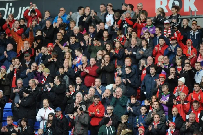 Framed Print : Sky Bet Championship Showdown: Passionate Bristol City Fans at Macron Stadium vs. Bolton Wanderers
