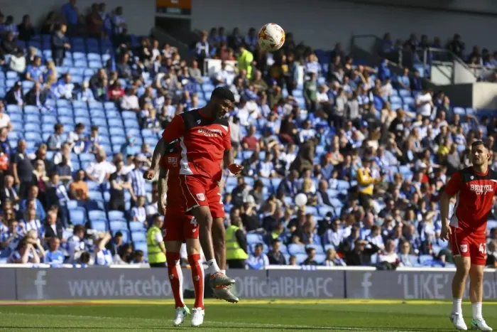 Framed Print : Sky Bet Championship: Warm-Up at Amex Stadium - Brighton & Hove Albion vs. Bristol City Framed Print : Sky Bet Championship: Warm-Up at Amex Stadium - Brighton & Hove Albion vs. Bristol City