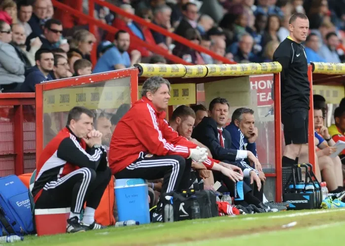 Framed Print : Sky Bet League One: Stevenage vs. Bristol City Clash at Broadhall Way (April 2014)