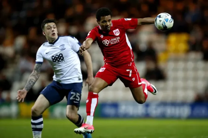 Framed Print : Smith vs Hugill: Intense Battle at Deepdale - Preston North End vs Bristol City, Sky Bet Championship Framed Print : Smith vs Hugill: Intense Battle at Deepdale - Preston North End vs Bristol City, Sky Bet Championship