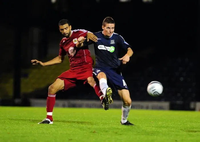 Framed Print : Soccer Showdown: Bristol City vs. Southend United - Season 10-11 Framed Print : Soccer Showdown: Bristol City vs. Southend United - Season 10-11