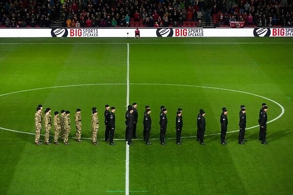 Soldiers Grand Entrance: Bristol City vs. Brighton & Hove Albion, 2016