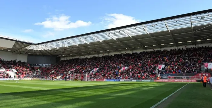 Framed Print : South Stand at Ashton Gate: A Sea of Supporters during Bristol City vs Huddersfield Town, Sky Bet Championship Match Framed Print : South Stand at Ashton Gate: A Sea of Supporters during Bristol City vs Huddersfield Town, Sky Bet Championship Match