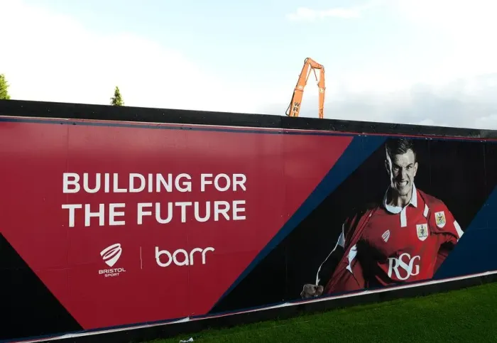 Framed Print : South Stand Transformation at Ashton Gate: Full Steam Ahead Before Leyton Orient Clash (August 2014)
