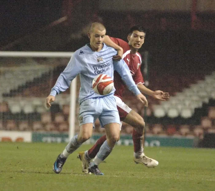 Framed Print : Stambolziev Shines: Bristol City U18s vs Manchester City U18s