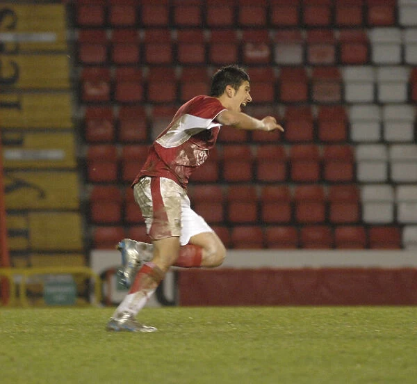 Stambolziev's Euphoric Moment: A Young Star's Triumph with Bristol City U18s Against Leeds Utd U18s