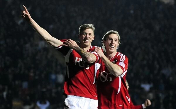 Stead and Woolford's Thrilling Goal Celebration: Bristol City vs. Cardiff City (March 10, 2012)