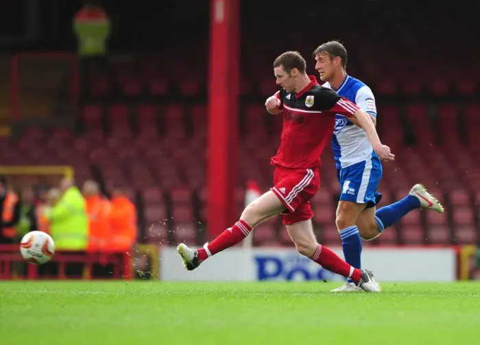 Framed Print : Stephen Pearson in Action: Bristol City vs. Bristol Rovers at Louis Carey's Testimonial, Ashton Gate Stadium (August 4, 2012) Framed Print : Stephen Pearson in Action: Bristol City vs. Bristol Rovers at Louis Carey's Testimonial, Ashton Gate Stadium (August 4, 2012)