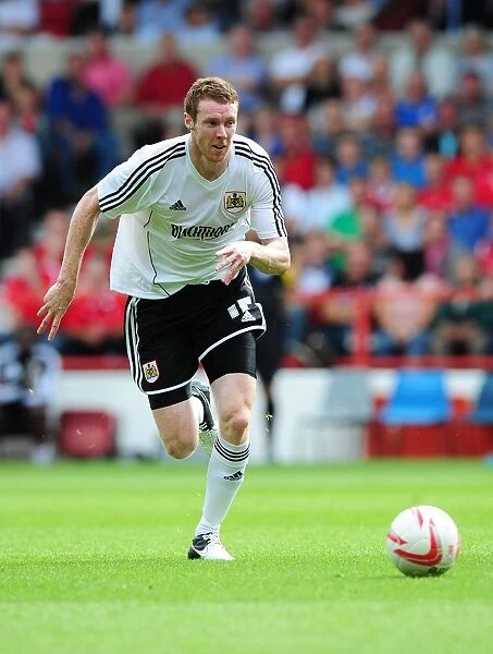 Stephen Pearson of Bristol City in Action Against Nottingham Forest at The City Ground, 2012