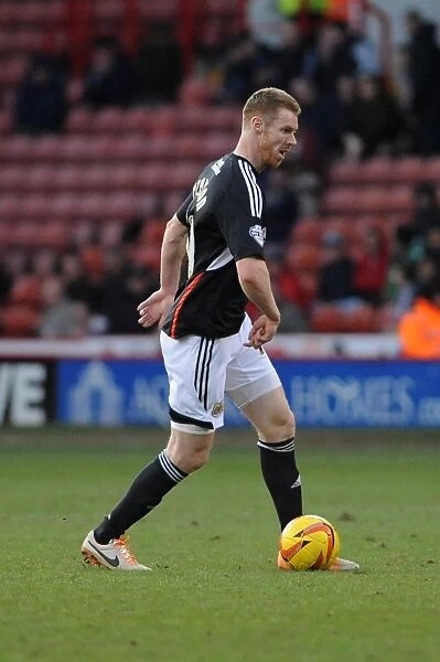 Stephen Pearson of Bristol City in Action Against Sheffield United, February 2014