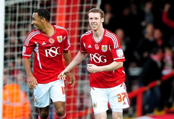 Stephen Pearson Scores on Debut: Emotional Nicky Maynard Celebration - Bristol City vs Burnley, Championship 2011