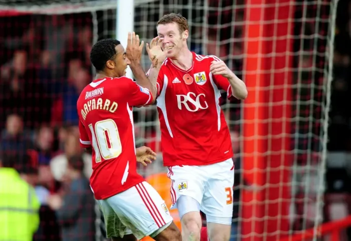 Framed Print : Stephen Pearson Scores on Debut: Nicky Maynard's Euphoric Celebration - Bristol City vs Burnley, Championship 2011 Framed Print : Stephen Pearson Scores on Debut: Nicky Maynard's Euphoric Celebration - Bristol City vs Burnley, Championship 2011
