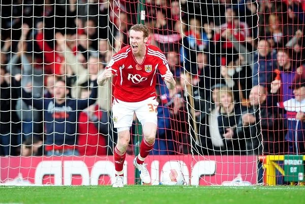 Stephen Pearson Scores First Goal for Bristol City in Championship Debut vs. Burnley (05 / 11 / 2011)