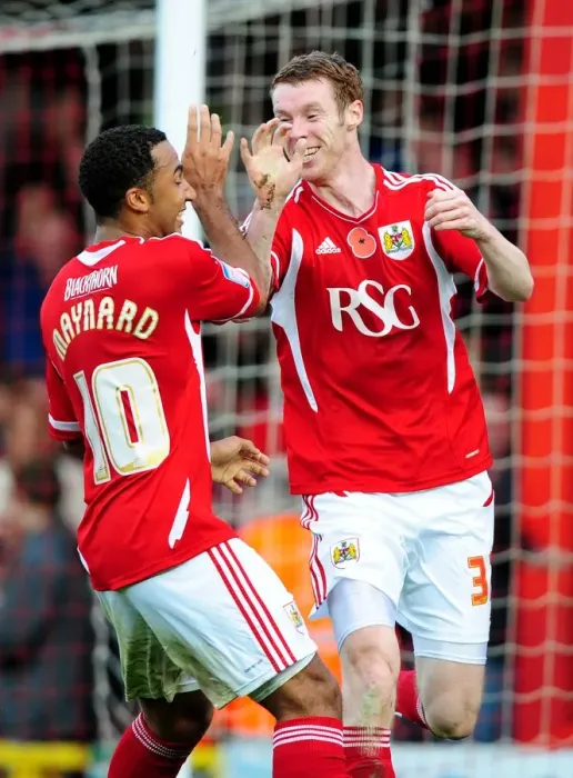 Framed Print : Stephen Pearson's Debut Goal: Euphoric Celebration with Nicky Maynard - Bristol City vs Burnley, Championship 2011 Framed Print : Stephen Pearson's Debut Goal: Euphoric Celebration with Nicky Maynard - Bristol City vs Burnley, Championship 2011