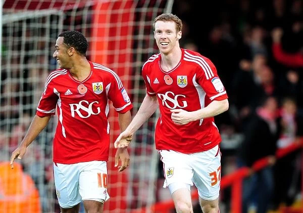 Stephen Pearson's Debut Goal: Thrilling Celebration with Nicky Maynard - Bristol City vs Burnley, Championship 2011