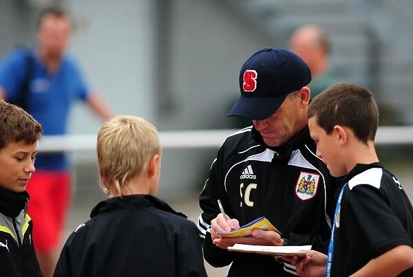 Steve Coppell Connects with Future Stars: Autograph Signing Session at Bristol City Football Club Academy