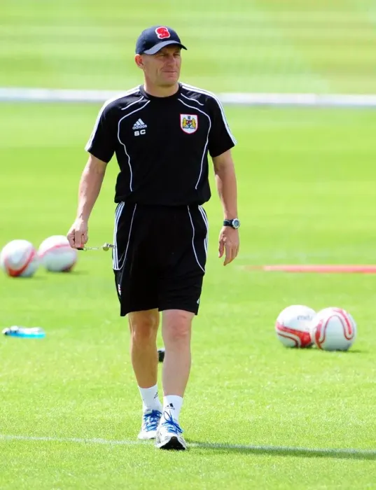 Framed Print : Steve Coppell: Dedicated Leadership at the Heart of Bristol City's Pre-Season Training Framed Print : Steve Coppell: Dedicated Leadership at the Heart of Bristol City's Pre-Season Training