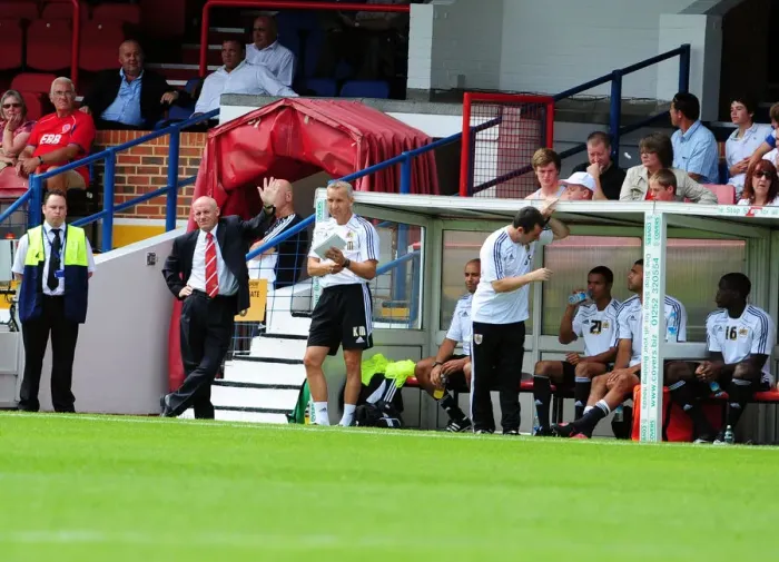 Framed Print : Steve Coppell: Focused Leadership on the Bristol City Touchline Framed Print : Steve Coppell: Focused Leadership on the Bristol City Touchline