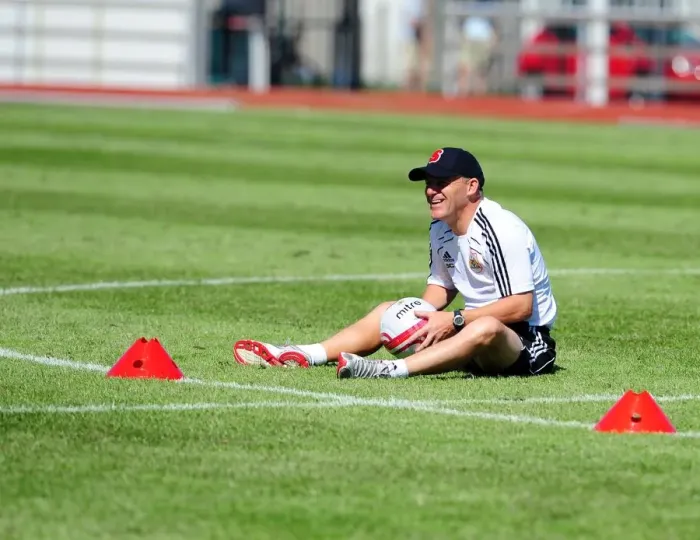 Framed Print : Steve Coppell: Focused at Work – Training with Bristol City FC Framed Print : Steve Coppell: Focused at Work – Training with Bristol City FC