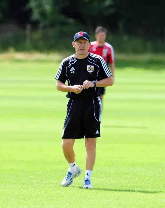Framed Print : Steve Coppell Leading Bristol City's Pre-Season Training Framed Print : Steve Coppell Leading Bristol City's Pre-Season Training