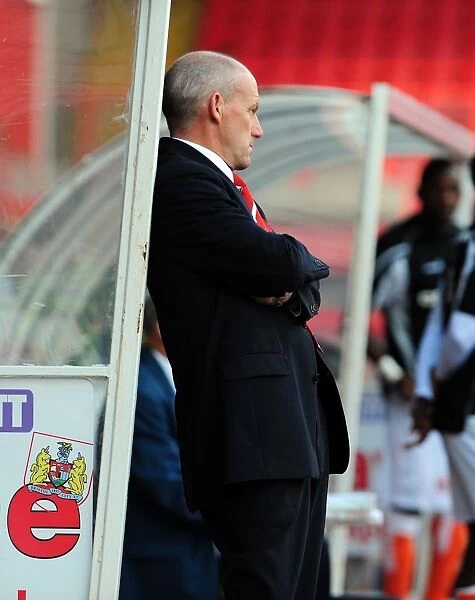 Steve Coppell Leads Bristol City in Championship Clash Against Blackpool at Ashton Gate, 2010