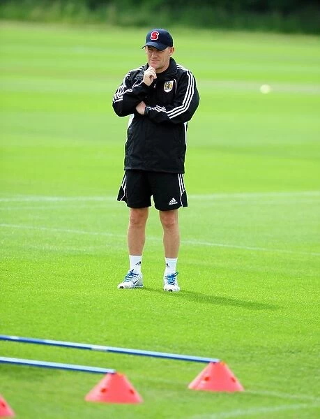 Steve Coppell Overseeing Pre-Season Training with Bristol City FC