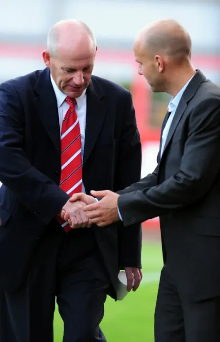 Framed Print : Steve Coppell and Paul Tisdale: A Managerial Rivalry Unfolds - Exeter City vs. Bristol City