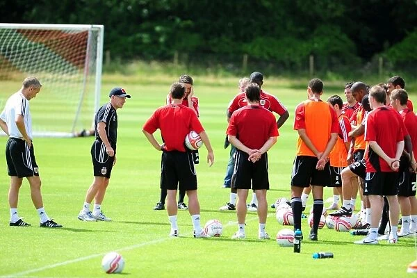 Steve Coppell Rallies Bristol City Squad During Pre-Season Training