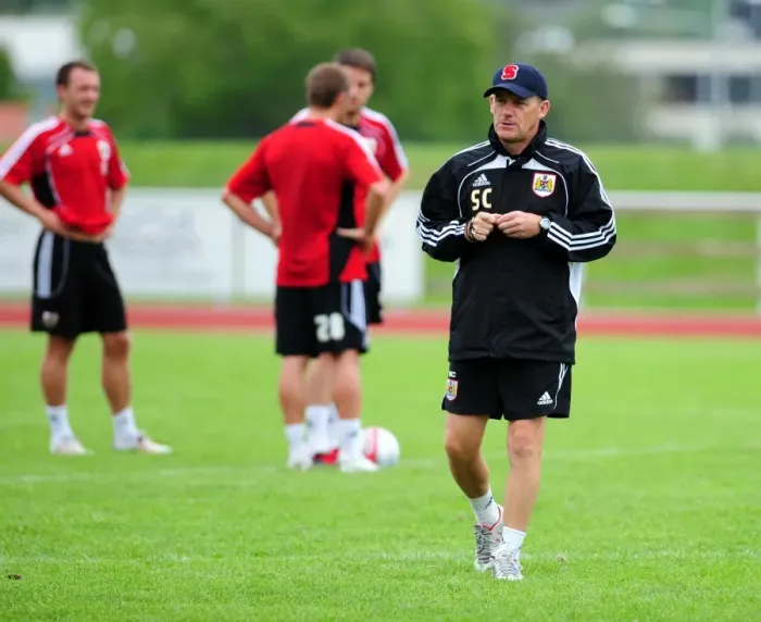 Framed Print : Steve Coppell's Unwavering Focus: Intense Training at Bristol City FC Framed Print : Steve Coppell's Unwavering Focus: Intense Training at Bristol City FC