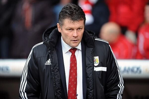 Steve Cotterill in Action: Bristol City Manager at Bramall Lane, 2014