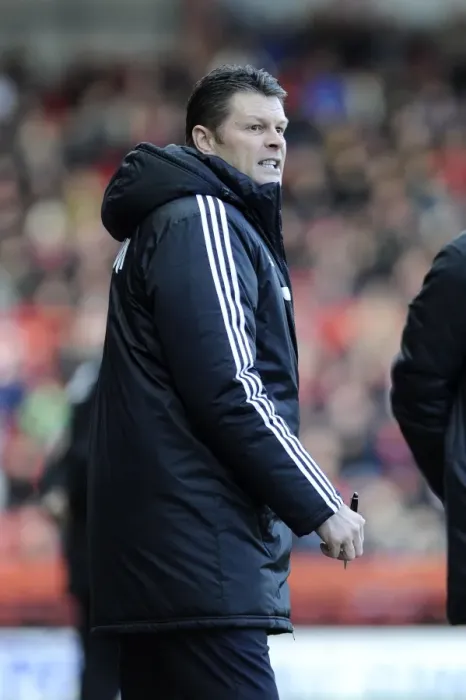 Framed Print : Steve Cotterill in Action: Bristol City Manager at Ashton Gate, December 2013 (Bristol City vs. Stevenage) Framed Print : Steve Cotterill in Action: Bristol City Manager at Ashton Gate, December 2013 (Bristol City vs. Stevenage)