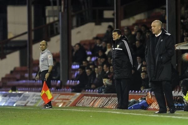 Steve Cotterill in Action: Leading Bristol City at Griffin Park, 2014