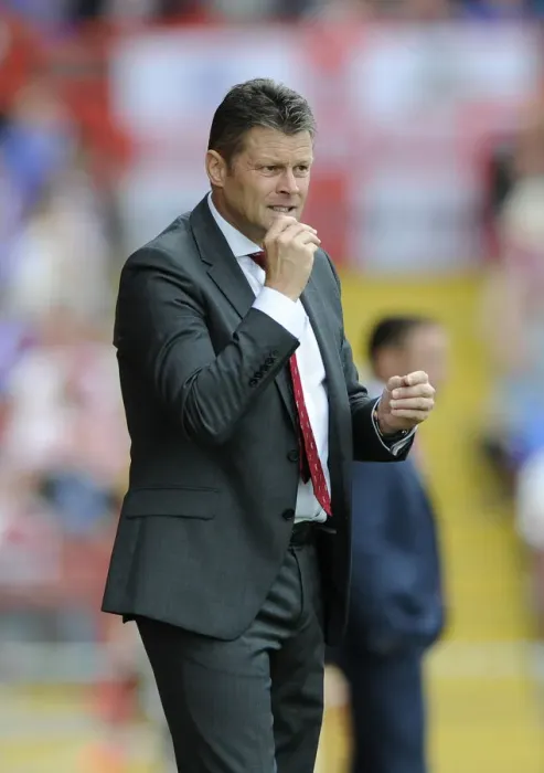 Framed Print : Steve Cotterill in Action: Leading Bristol City at Ashton Gate Framed Print : Steve Cotterill in Action: Leading Bristol City at Ashton Gate