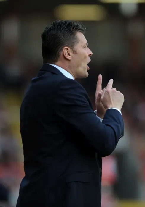 Framed Print : Steve Cotterill in Action: Leading Bristol City Against Notts County at Ashton Gate, 2014 (Football Manager) Framed Print : Steve Cotterill in Action: Leading Bristol City Against Notts County at Ashton Gate, 2014 (Football Manager)