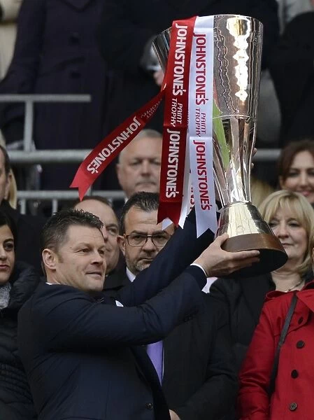 Steve Cotterill and Bristol City Celebrate Johnstone's Paint Trophy Victory at Wembley