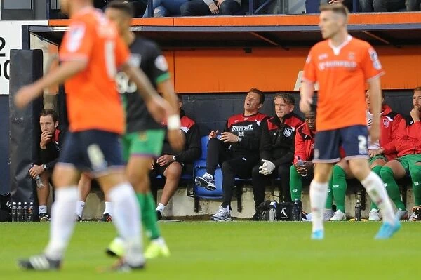 Steve Cotterill: Dejected Bristol City Manager After Luton Town Defeat (11-08-2015)