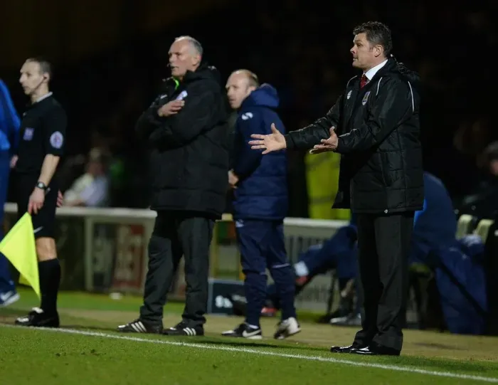 Framed Print : Steve Cotterill Directs Bristol City at Huish Park, 10-03-2015 (Yeovil Town vs Bristol City, Sky Bet League One) Framed Print : Steve Cotterill Directs Bristol City at Huish Park, 10-03-2015 (Yeovil Town vs Bristol City, Sky Bet League One)