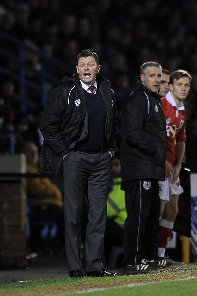 Steve Cotterill Guides Bristol City in Sky Bet League One Clash at Priestfield Stadium (December 2014)