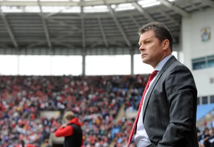 Framed Print : Steve Cotterill Guides Bristol City in Sky Bet League One Clash at Ricoh Arena, October 2014 Framed Print : Steve Cotterill Guides Bristol City in Sky Bet League One Clash at Ricoh Arena, October 2014