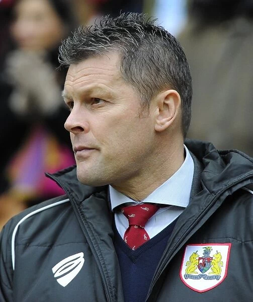 Steve Cotterill Guides Bristol City at Stadium MK in Sky Bet League One Clash Against MK Dons (February 7, 2015)