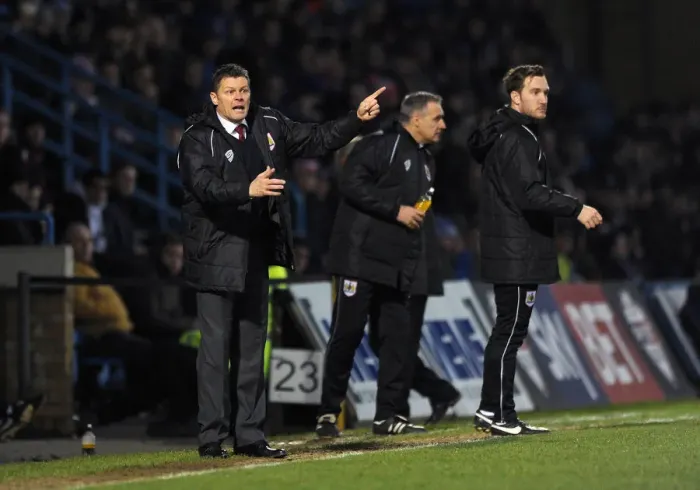 Framed Print : Steve Cotterill at the Helm: Bristol City vs. Gillingham, Sky Bet League One (December 2014)