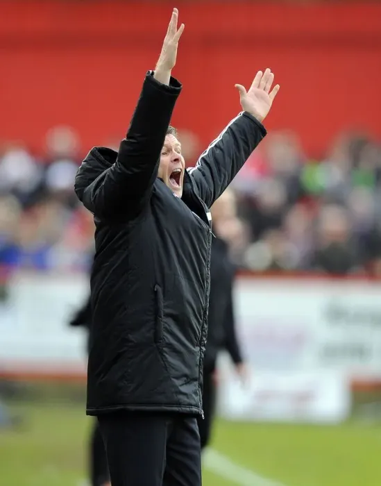 Framed Print : Steve Cotterill Inspires Bristol City in FA Cup Battle at Tamworth, December 2013