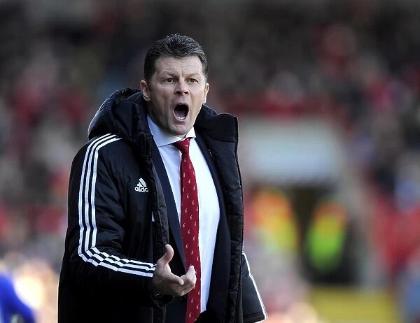 Steve Cotterill: Leading the Charge for Bristol City Against Swindon Town in Sky Bet League One, March 2014