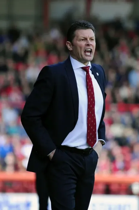Framed Print : Steve Cotterill Leads Bristol City: Ashton Gate, 2014 (Bristol City vs Notts County, Sky Bet League One)